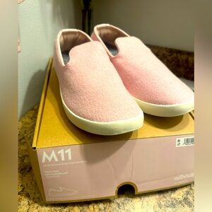 Allbirds Soft Pink Wool Slip-Ons men’s 11 brand new.